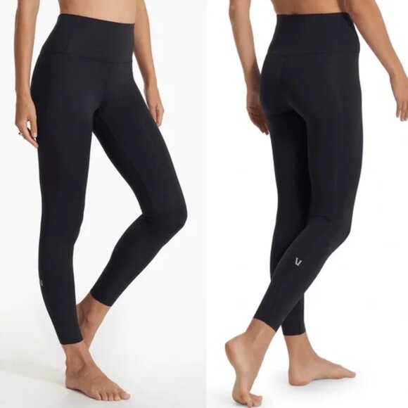 Vuori Evolve Workout Leggings in Smooth Black Size Large $118 - Picture 1 of 7